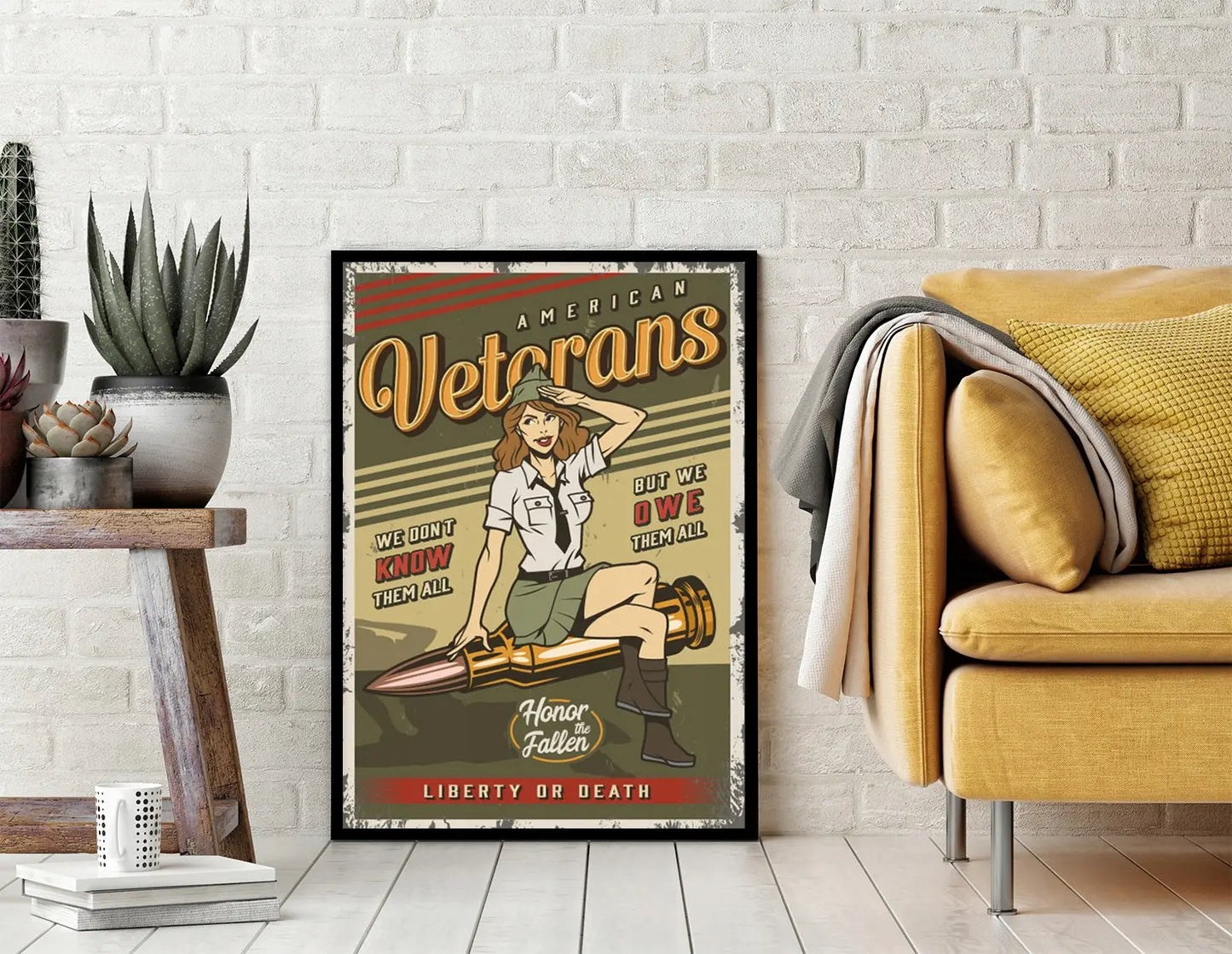 Plakat Veterans Pinup 33x43 cm  ForWalls.eu