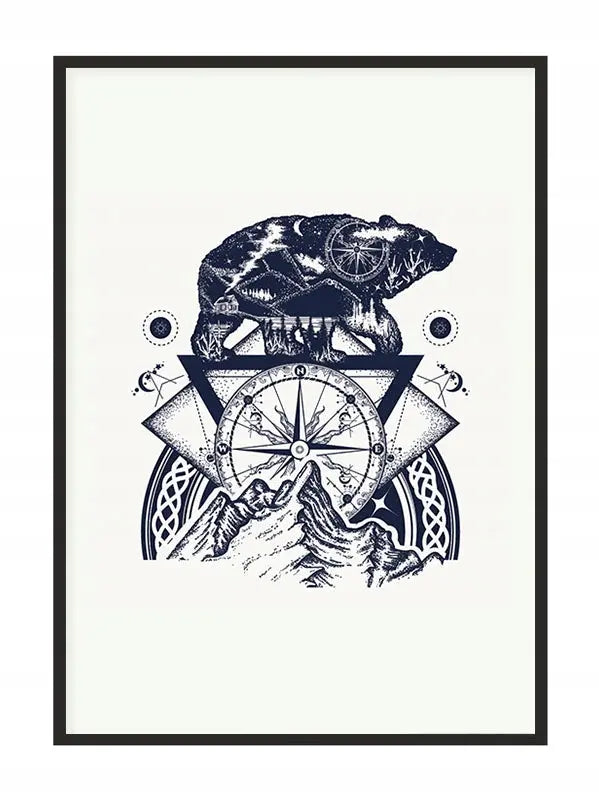 Plakat Niedźwiedź Kom 33x43 cm - ForWalls.eu