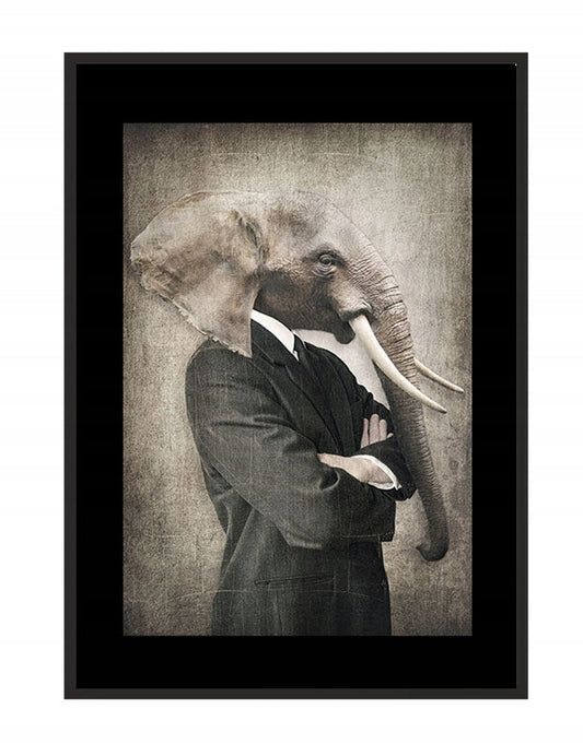 Plakat Słoń 33x43 cm  ForWalls.eu