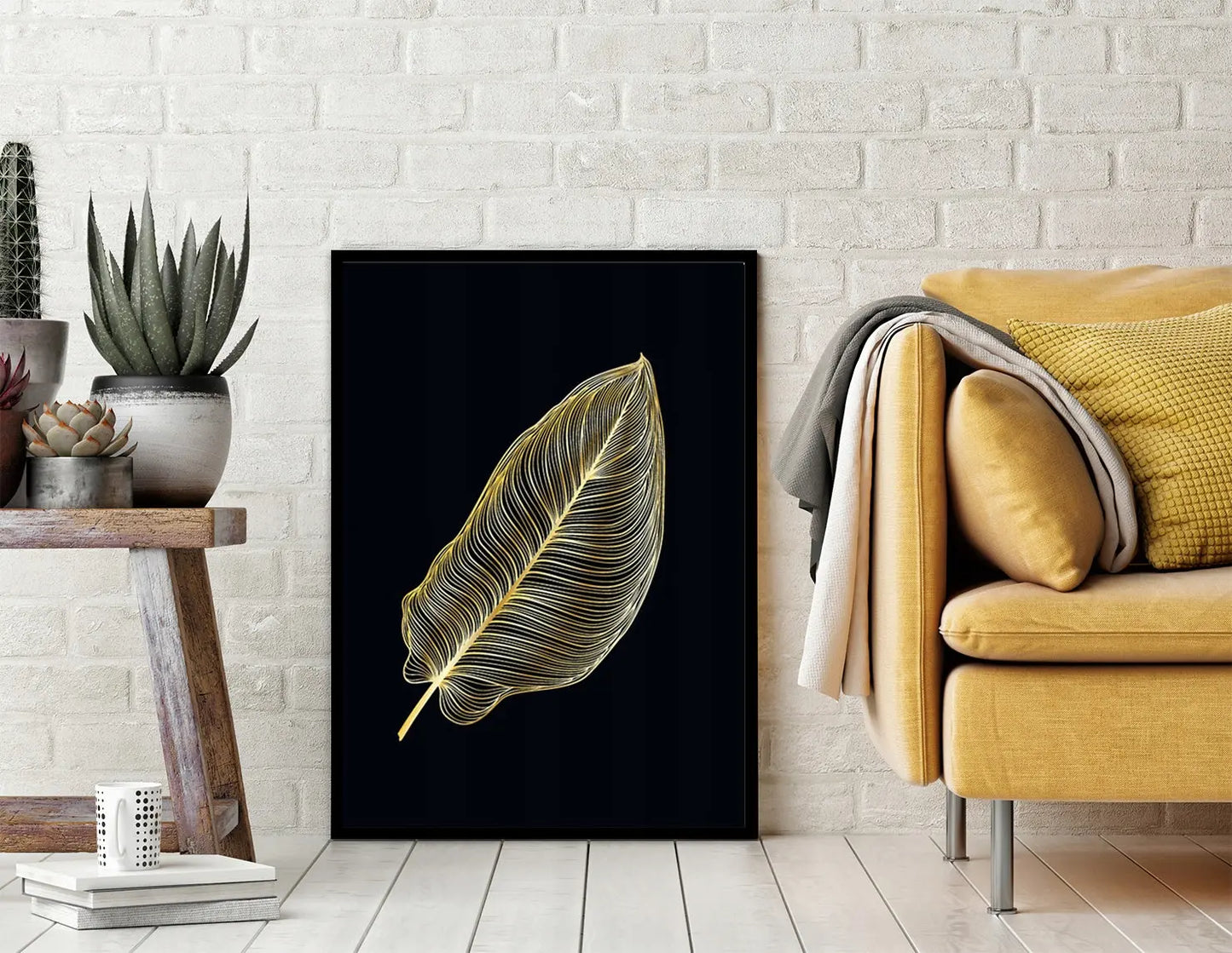 Plakat Liść 53x73 cm  ForWalls.eu