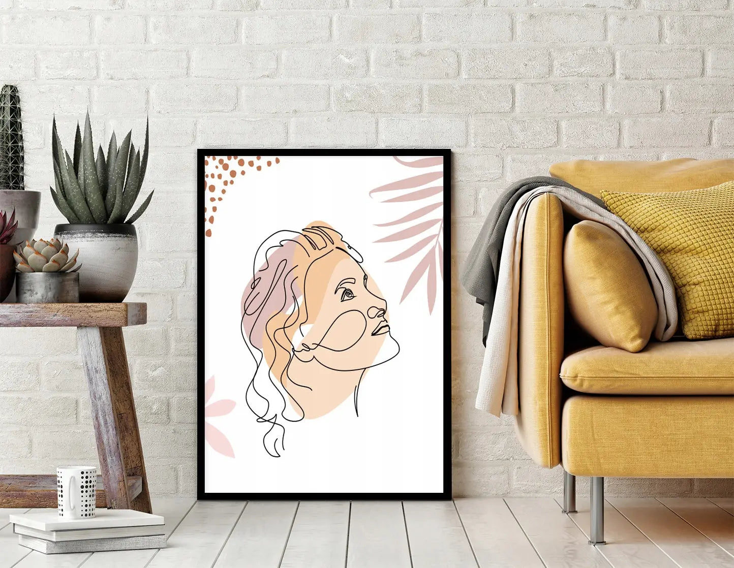Plakat Line art Ona 33x43 cm - ForWalls.eu