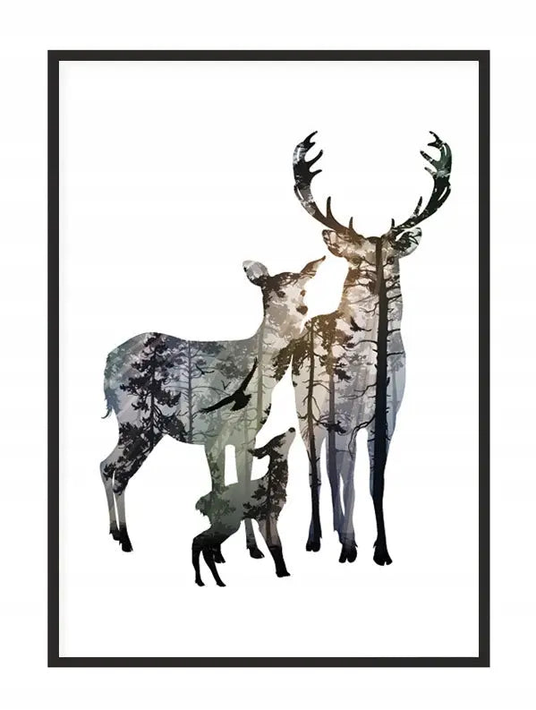 Plakat Jelenie 33x43 cm - ForWalls.eu