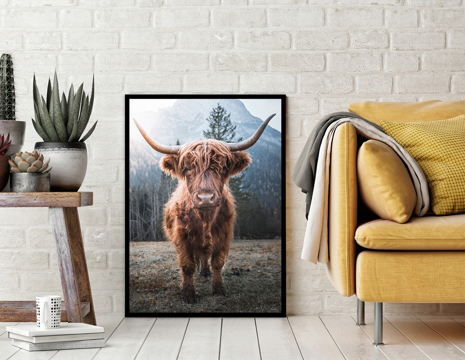 Plakat Highlander Cow 33x43 cm  ForWalls.eu