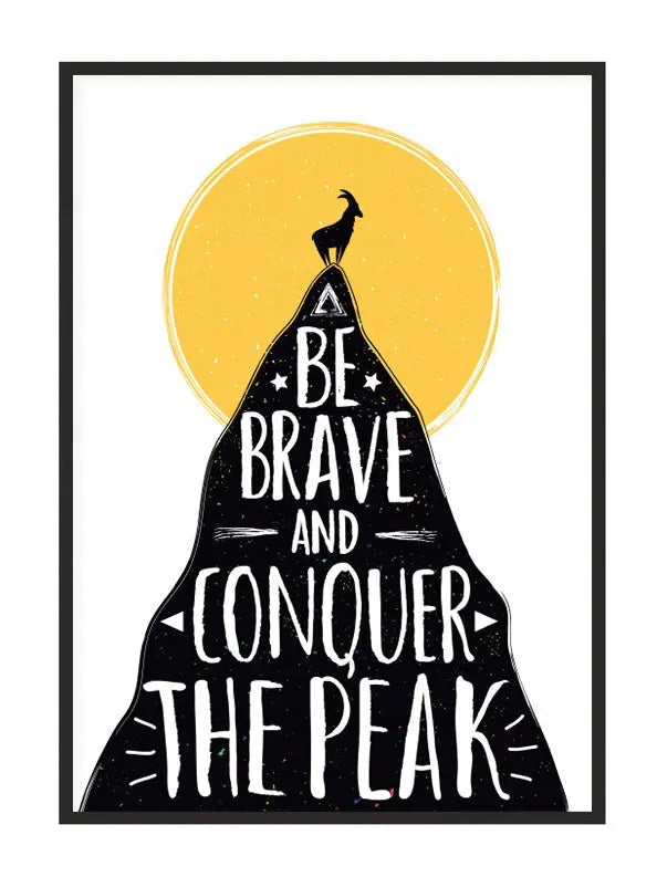 Plakat Brave 33x43 cm  ForWalls.eu