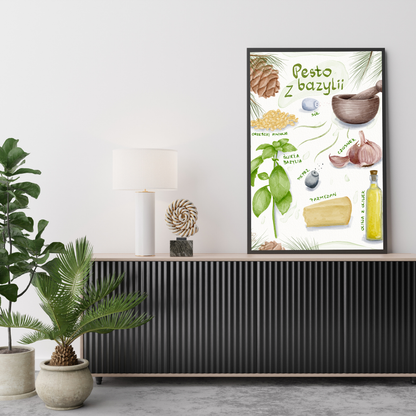 Plakat Pesto z Bazylii  ForWalls.eu