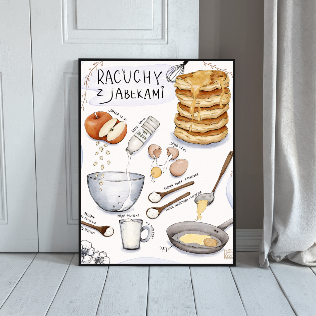 Plakat Racuchy z jabłkami  ForWalls.eu