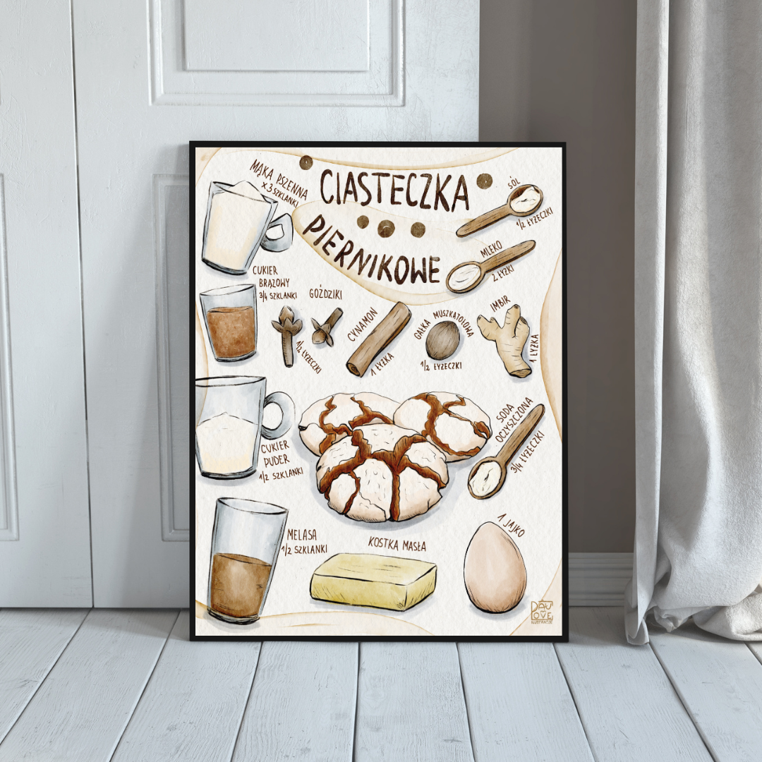 Plakat Ciasteczka Piernikowe  ForWalls.eu
