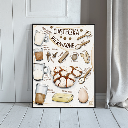 Plakat Ciasteczka Piernikowe  ForWalls.eu