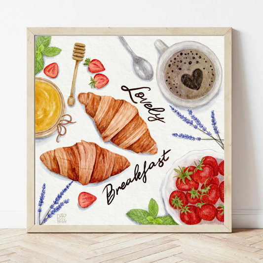 Plakat Lovely Breakfast  ForWalls.eu