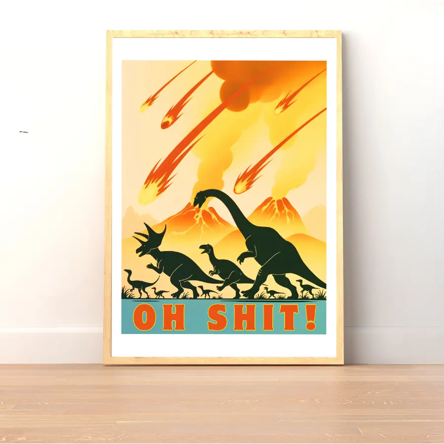 Plakat Oh Shit! - ForWalls.eu