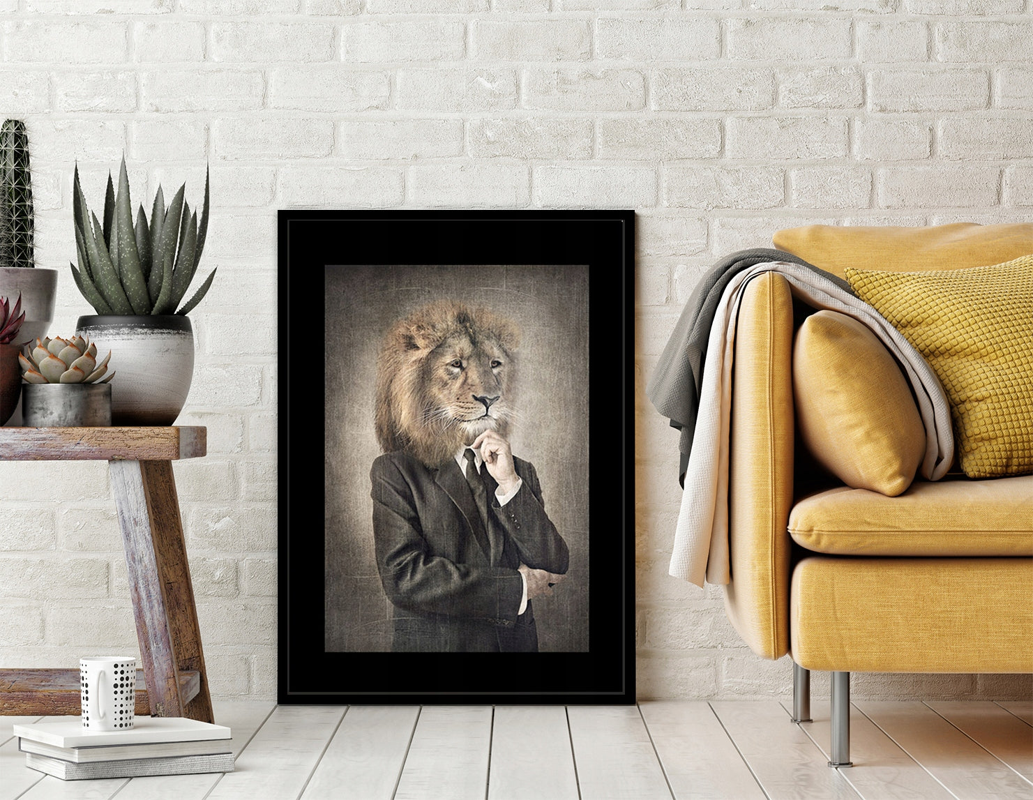 Plakat Lew 33x43 cm  ForWalls.eu