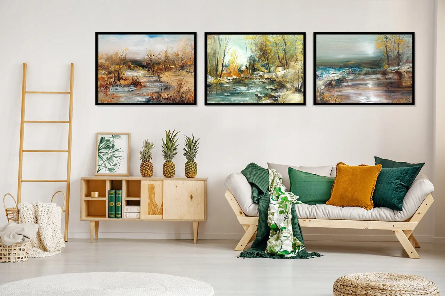Plakaty Pejzaż Tryptyk 33x43cm - ForWalls.eu