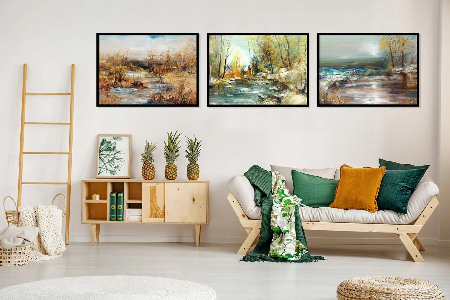 Plakaty Pejzaż Tryptyk 33x43cm - ForWalls.eu