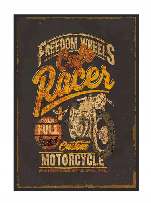 Plakat Garaż Motor 33x43 cm  ForWalls.eu