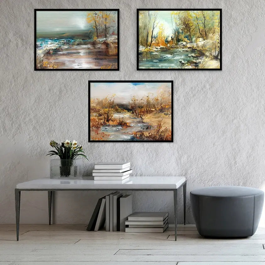 Plakaty Pejzaż Tryptyk 33x43cm - ForWalls.eu