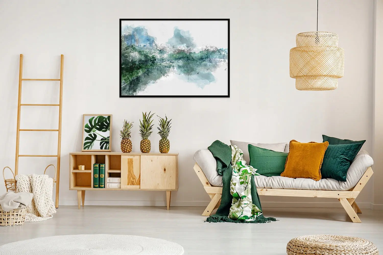 Plakat Akwarela 53x73 cm  ForWalls.eu