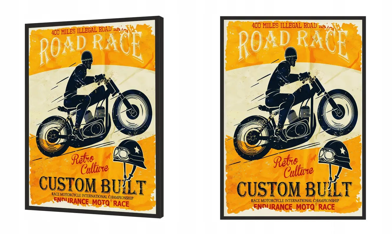 Plakat Garaż Motor 33x43 cm - ForWalls.eu