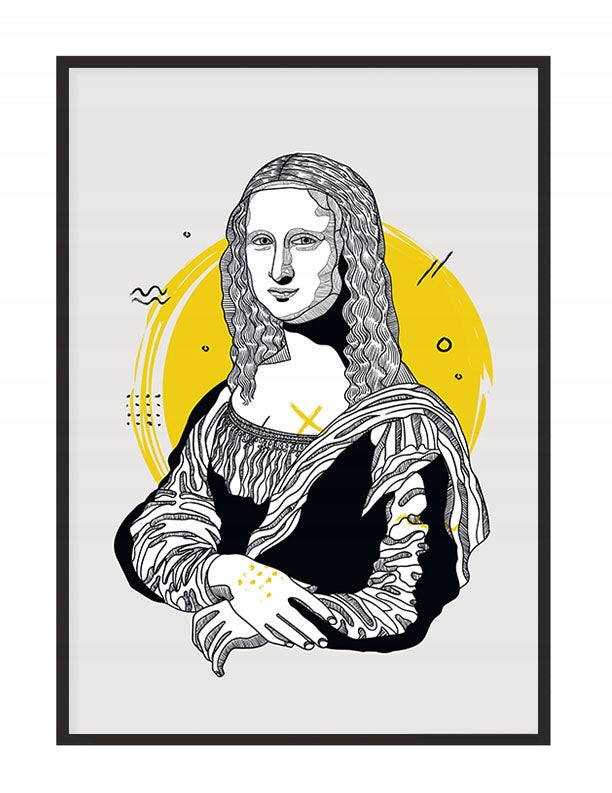Plakat Mona Lisa 33x43 cm  ForWalls.eu