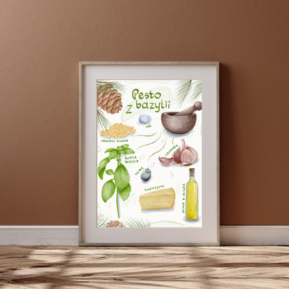 Plakat Pesto z Bazylii  ForWalls.eu