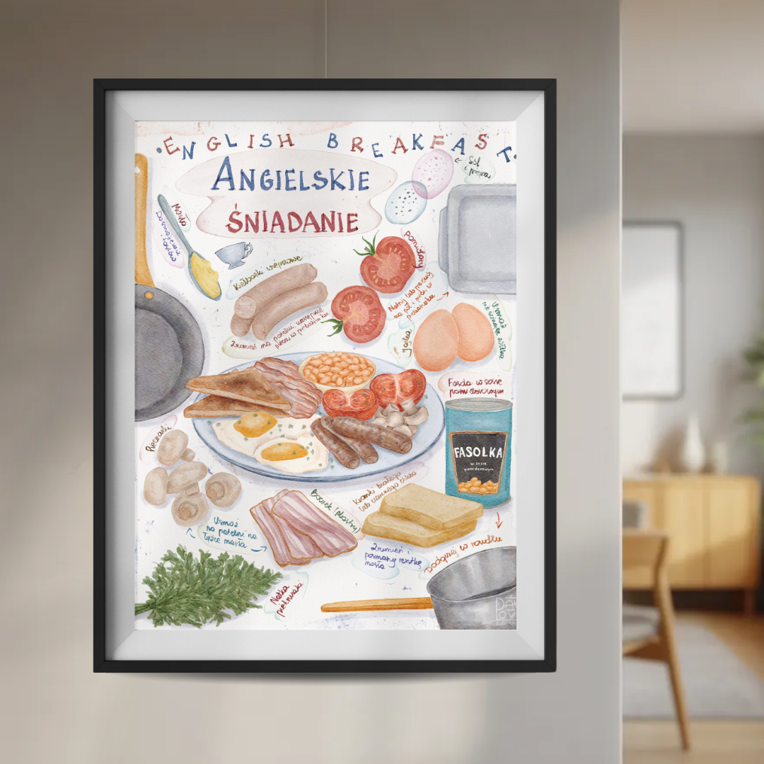 Plakat Angielskie śniadanie  ForWalls.eu