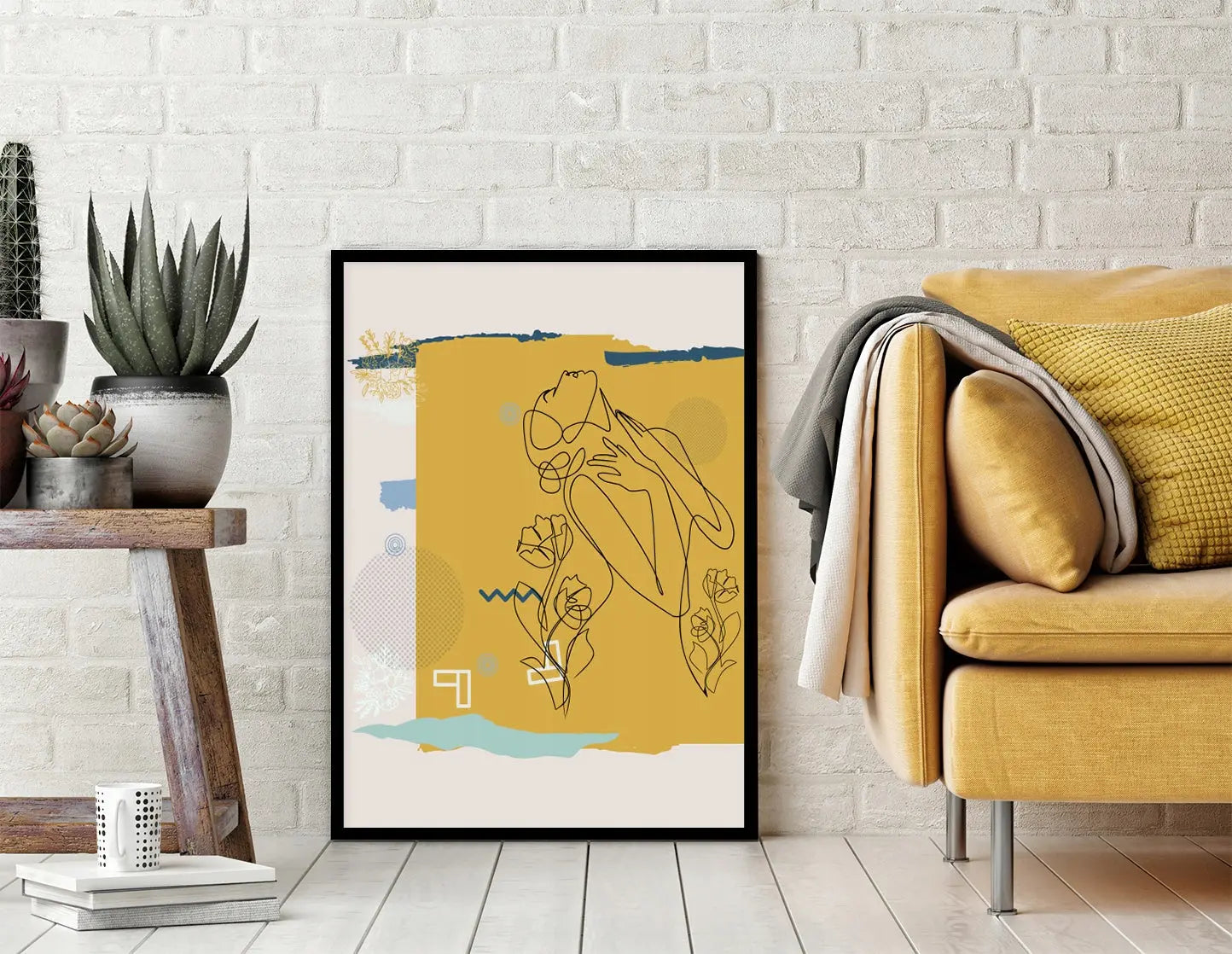 Plakat Line art Ona 33x43 cm - ForWalls.eu
