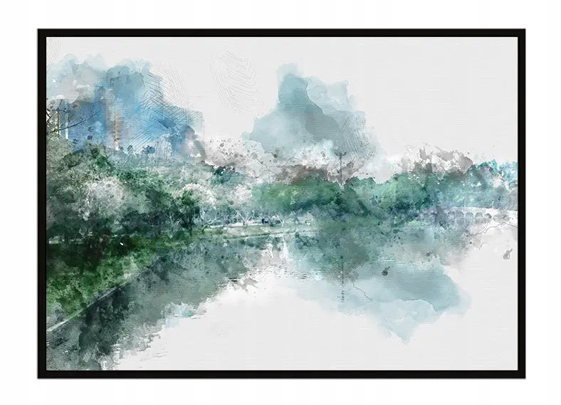 Plakat Akwarela 53x73 cm  ForWalls.eu