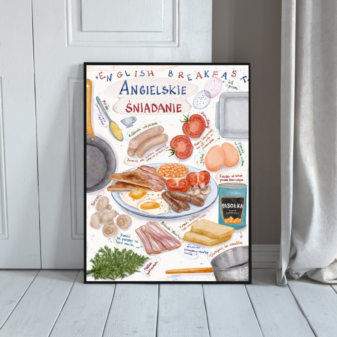 Plakat Angielskie śniadanie  ForWalls.eu
