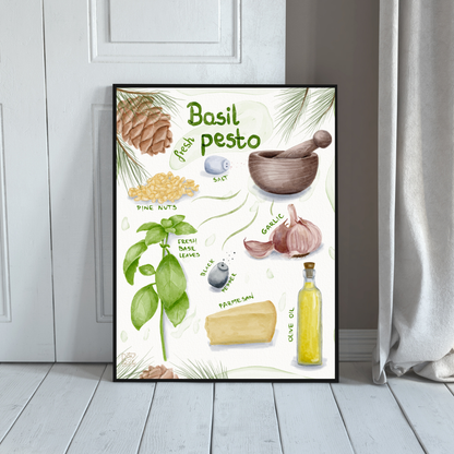 Plakat Pesto z Bazylii  ForWalls.eu