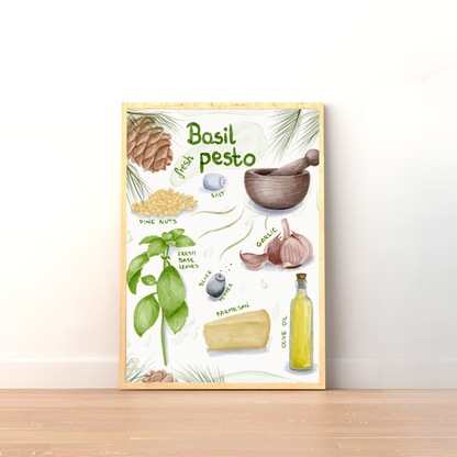 Plakat Pesto z Bazylii  ForWalls.eu