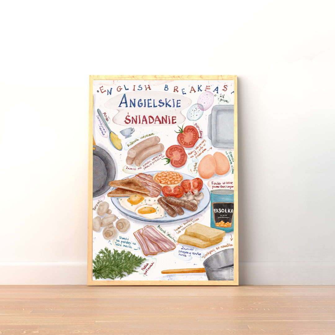 Plakat Angielskie śniadanie  ForWalls.eu
