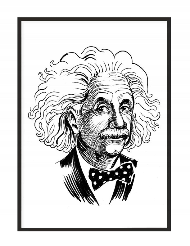 Plakat Einstein 33x43 cm  ForWalls.eu