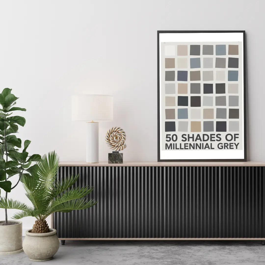 Plakat 50 Shades Of Millenial Grey - ForWalls.eu
