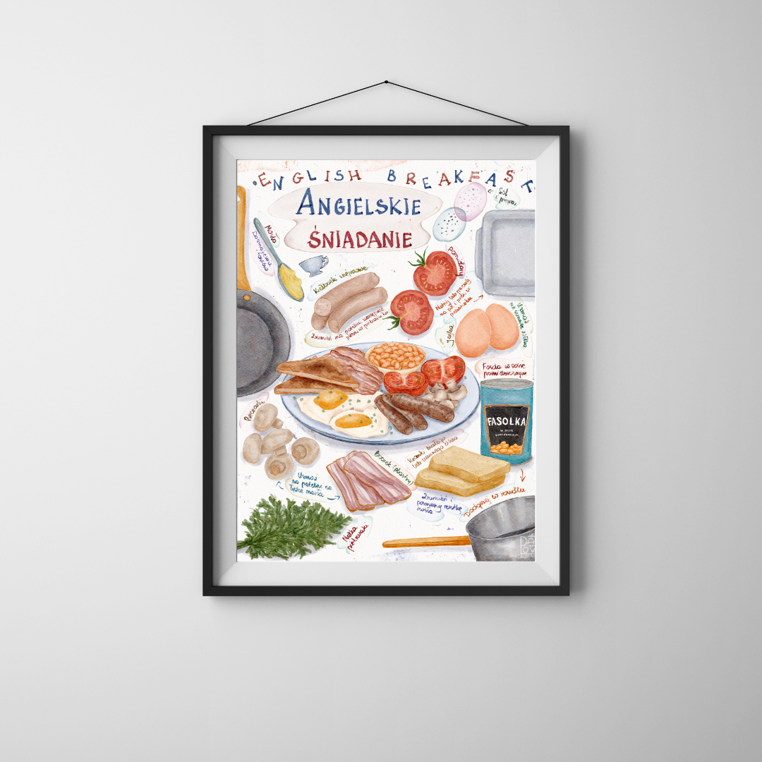 Plakat Angielskie śniadanie  ForWalls.eu