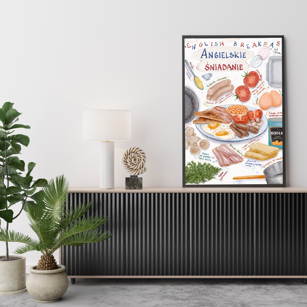 Plakat Angielskie śniadanie  ForWalls.eu