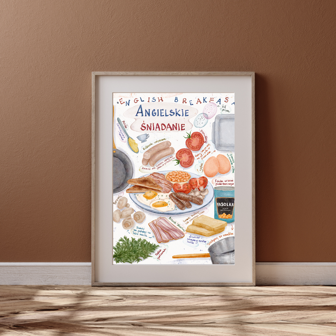 Plakat Angielskie śniadanie  ForWalls.eu