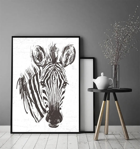 Plakat Zebra 33x43 cm - ForWalls.eu
