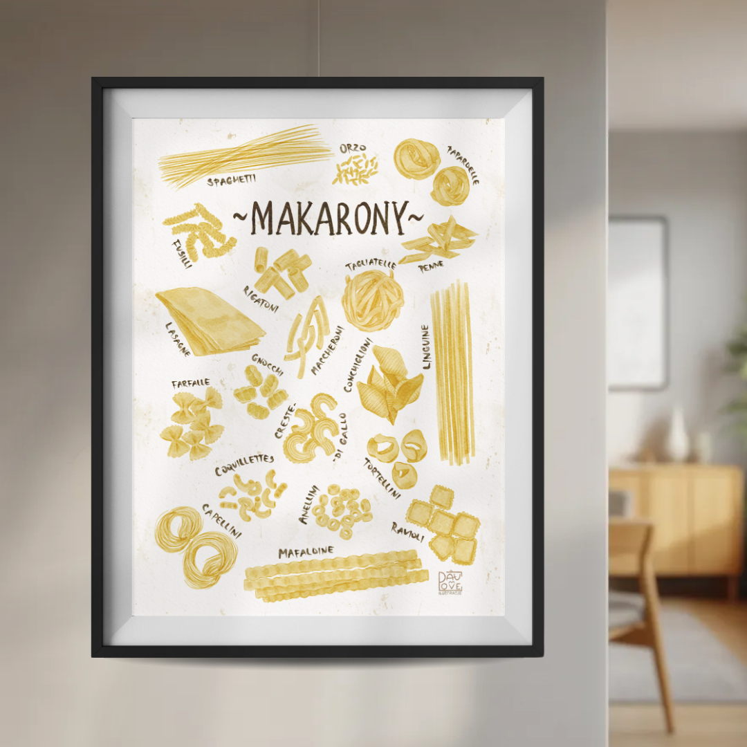 Plakat Makarony  ForWalls.eu