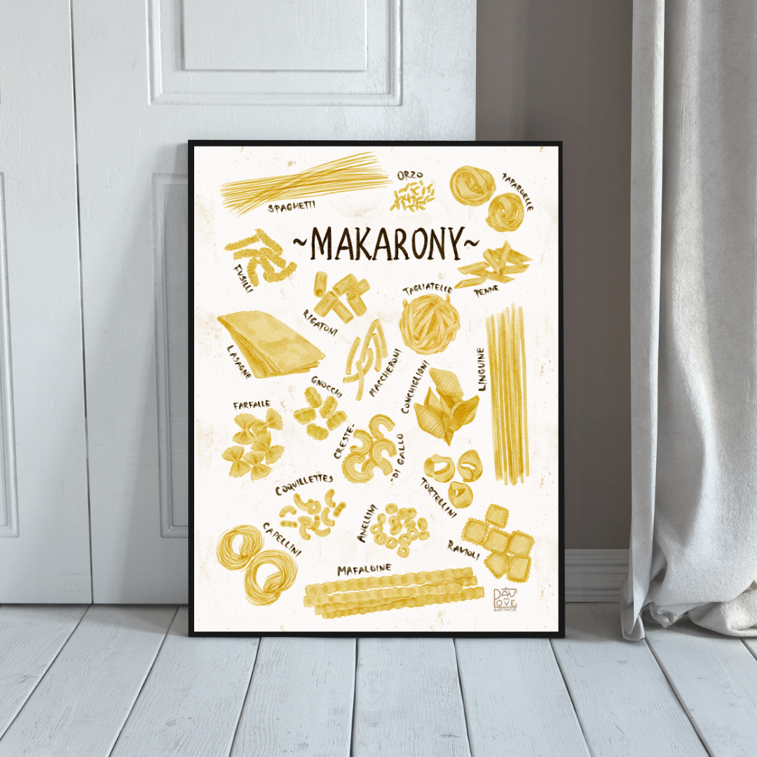 Plakat Makarony  ForWalls.eu