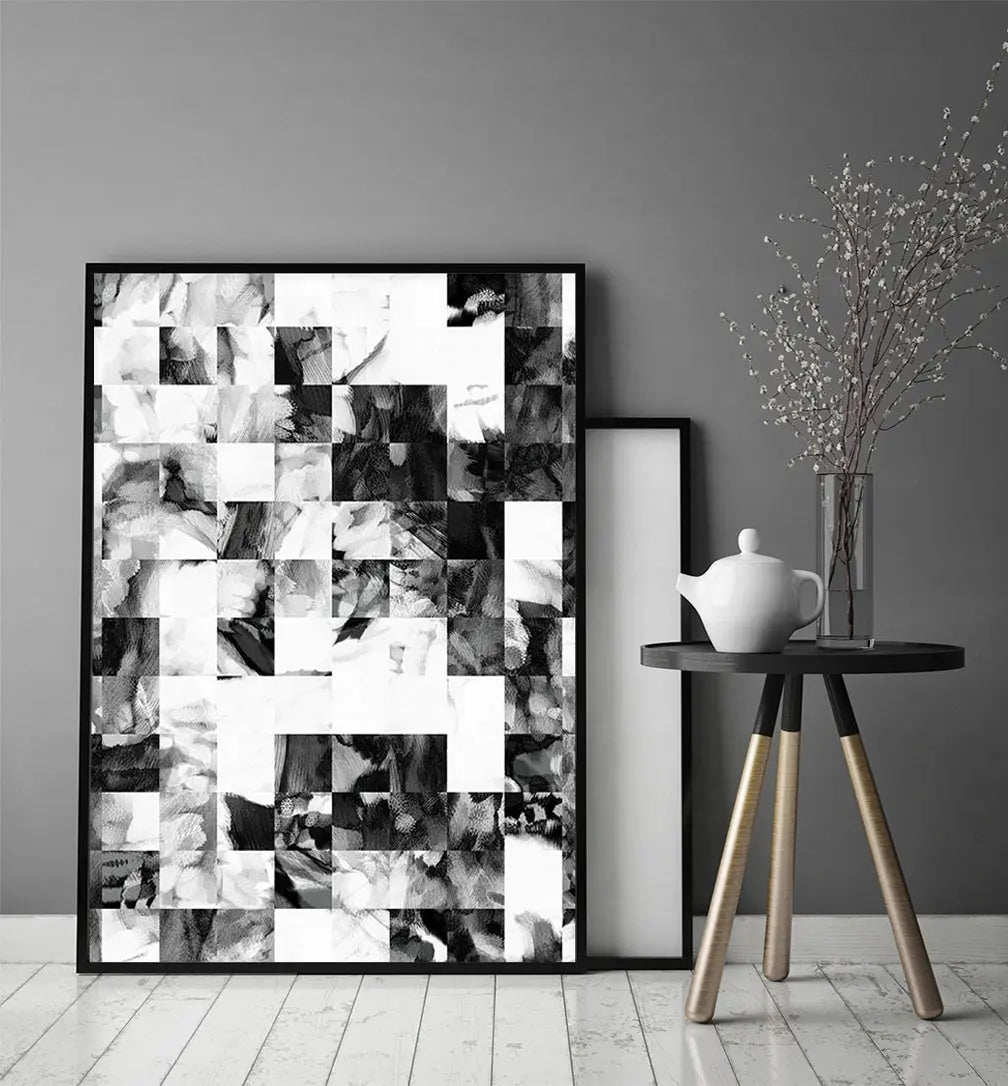 Plakat Kwadraty 53x73 cm  ForWalls.eu