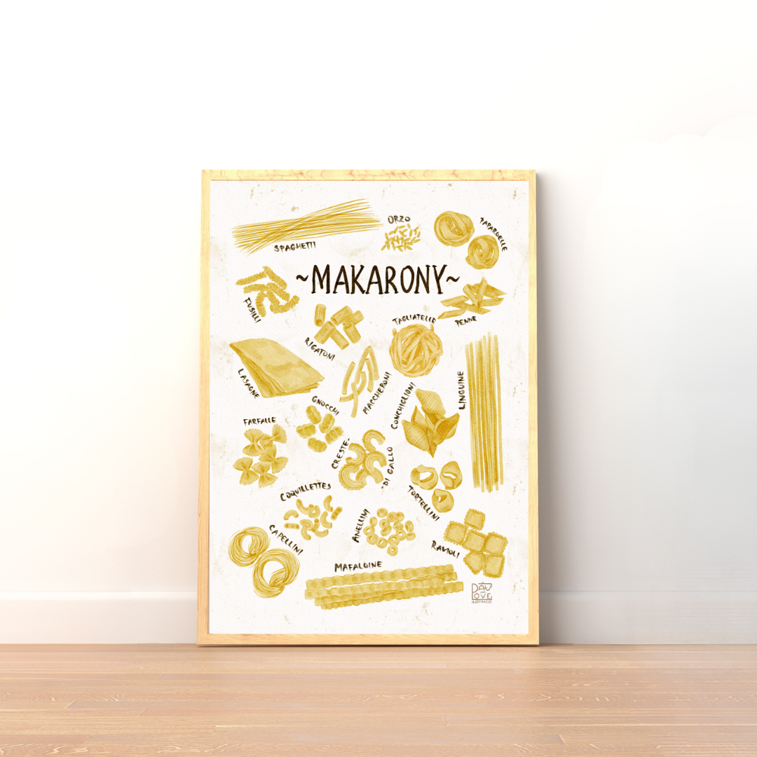 Plakat Makarony  ForWalls.eu
