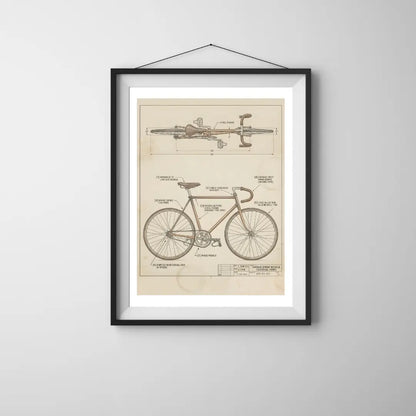 Plakat Retro Bike - ForWalls.eu