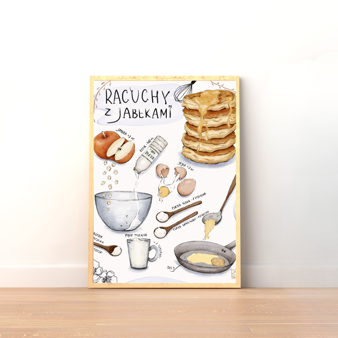 Plakat Racuchy z jabłkami  ForWalls.eu