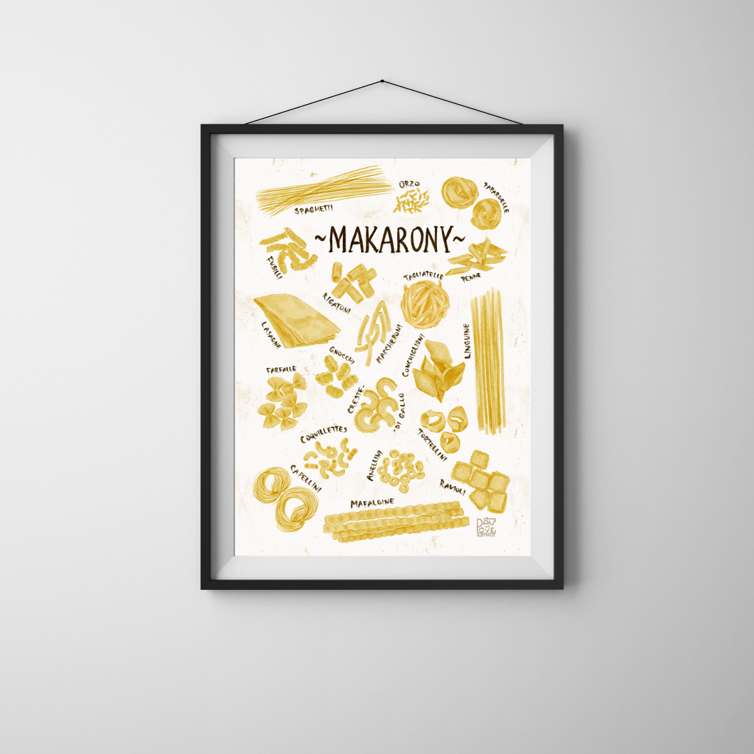 Plakat Makarony  ForWalls.eu