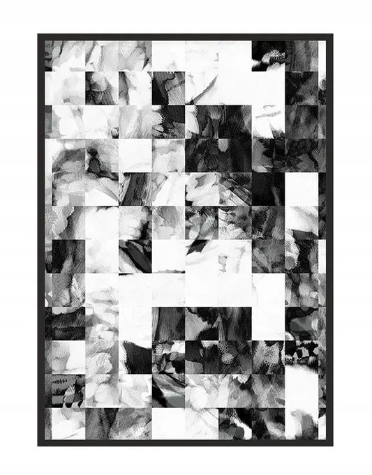 Plakat Kwadraty 53x73 cm  ForWalls.eu