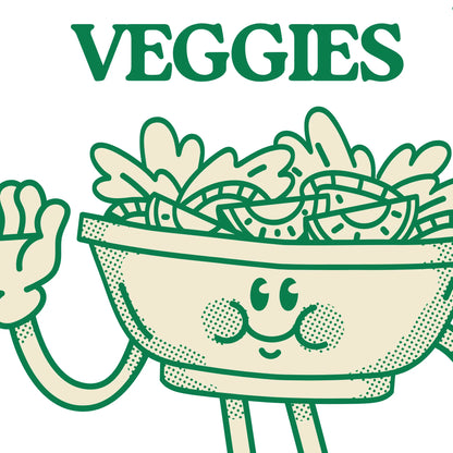 Plakat Eat Your Veggies - ForWalls.eu