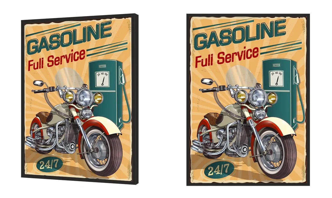 Plakat Garaż Motor 33x43 cm - ForWalls.eu