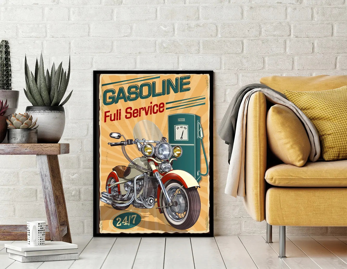 Plakat Garaż Motor 33x43 cm - ForWalls.eu