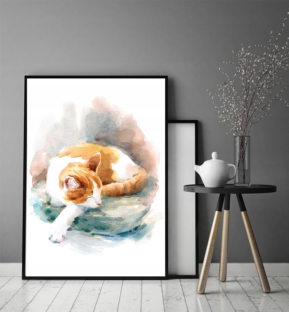 Plakat Kot 33x43 cm  ForWalls.eu