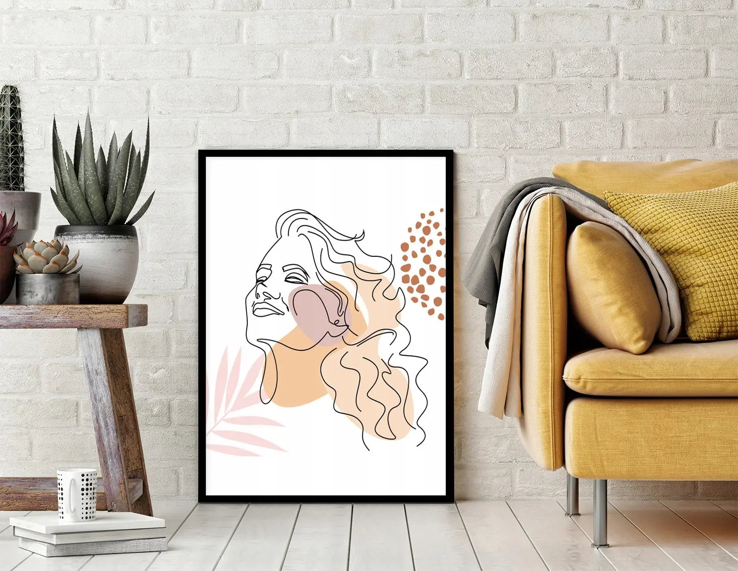 Plakat Line art Ona 33x43 cm - ForWalls.eu