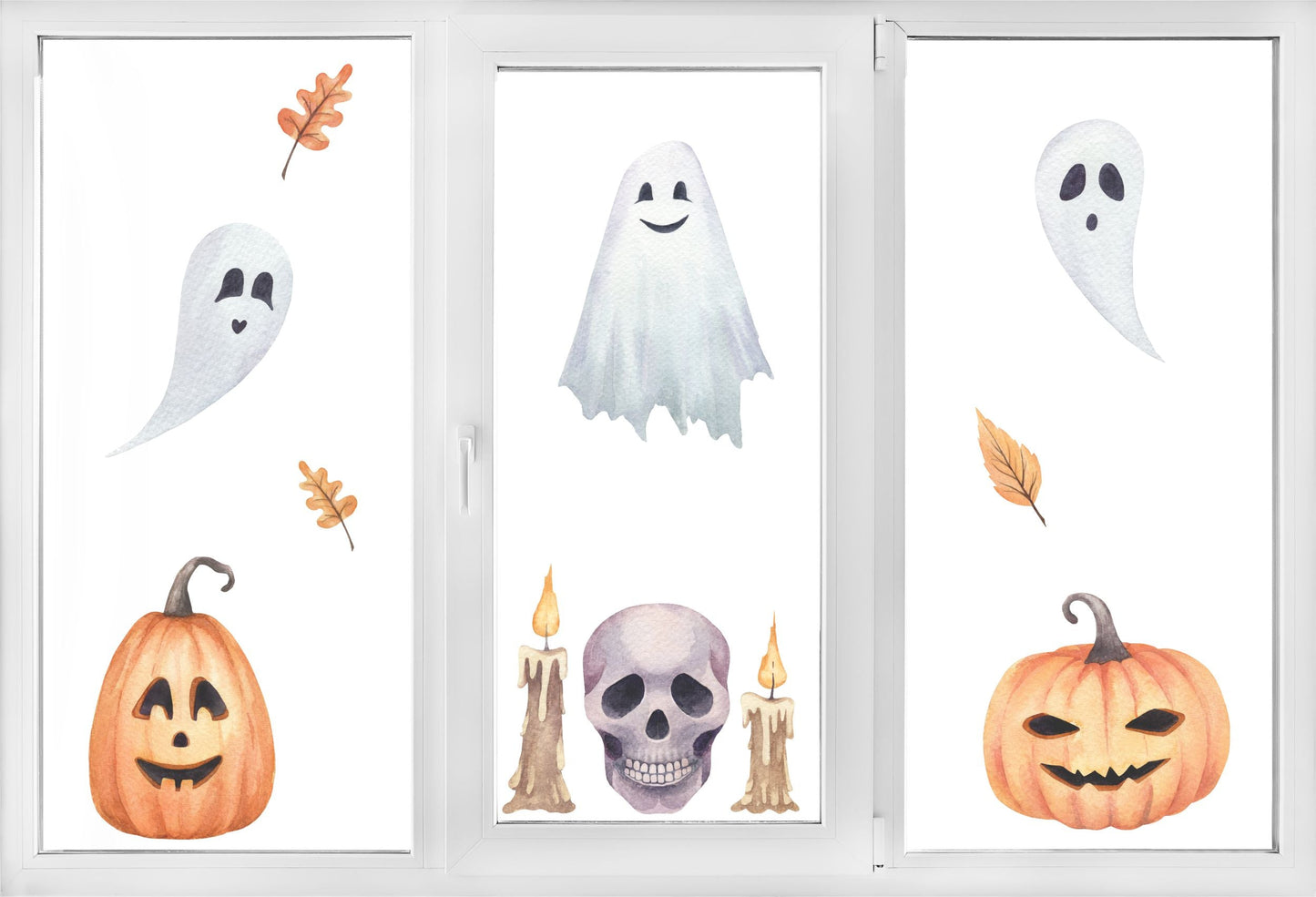 Naklejka dwustronna na okno Dekoracja Halloween wielokrotnego użytku 45x60  ForWalls.eu